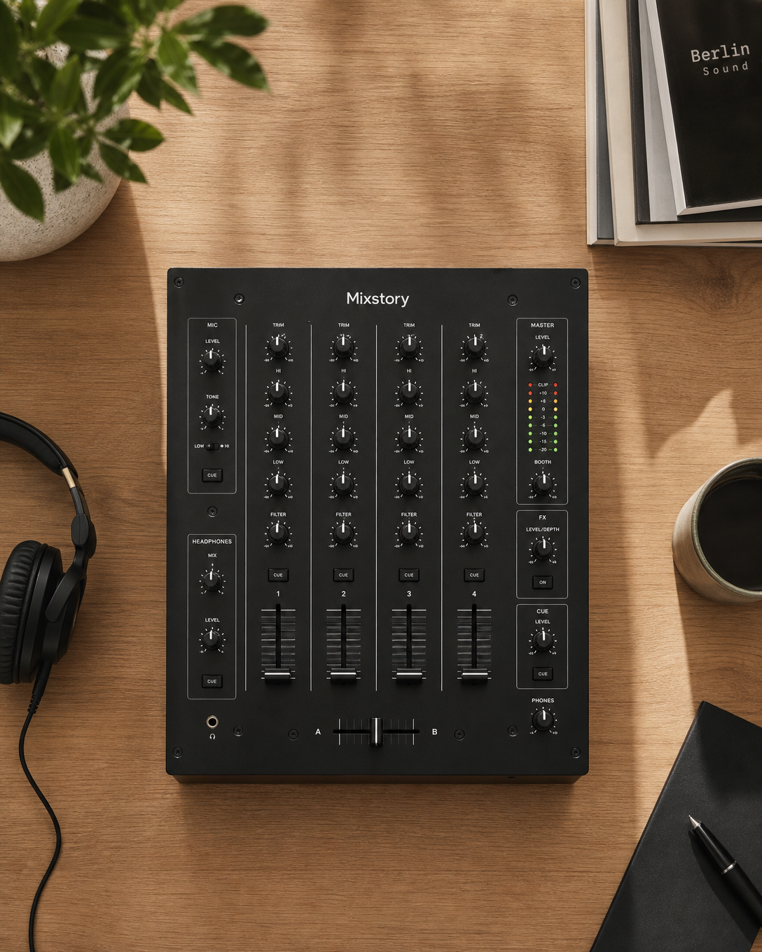 The mixstory.click DJ Table Headphone Cueing System: 5 Reasons It Perfects Every Mix