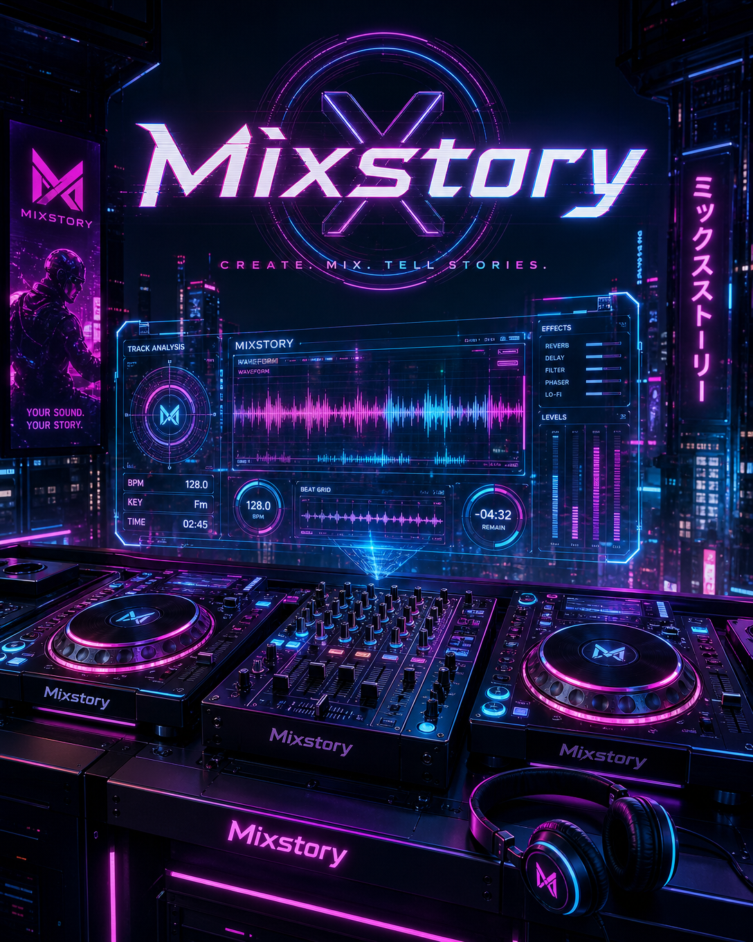 How the mixstory.click DJ Table Crossfader Technology Delivers 6 Levels of Mixing Precision
